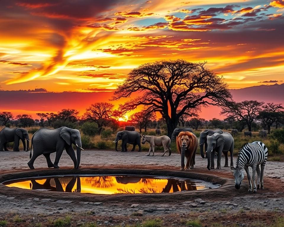 Wildtiere im Etosha Nationalpark