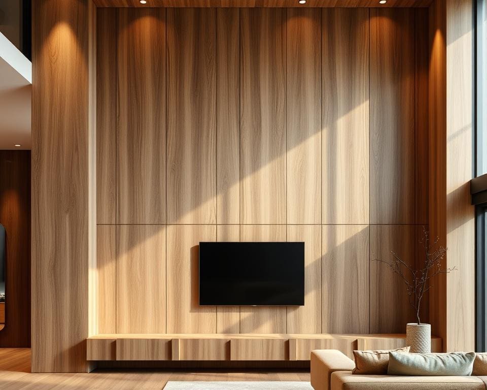 moderne Holz Wandverkleidung
