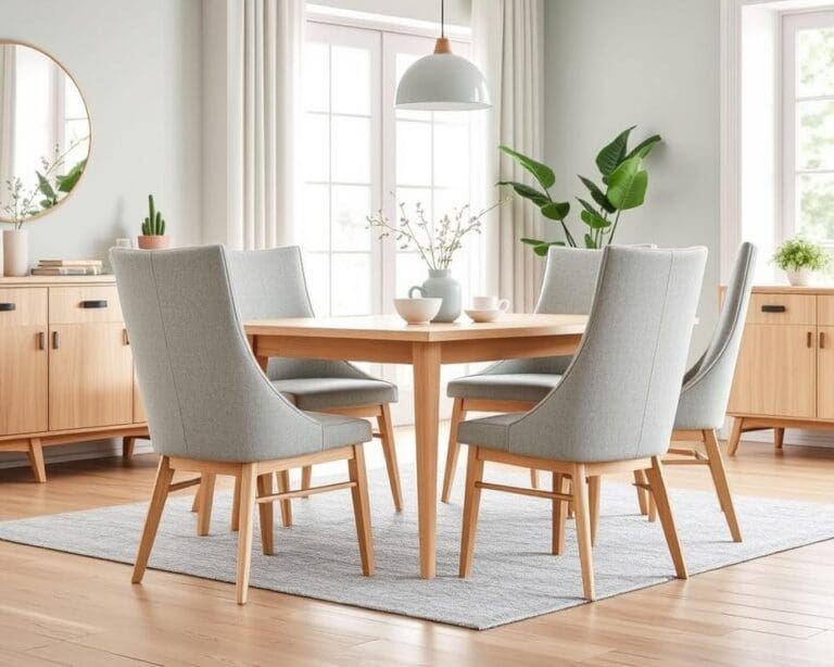 Polsterstühle im skandinavischen Stil für Esszimmer