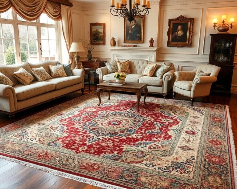 Teppiche mit Vintage-Motiven für Wohnzimmer