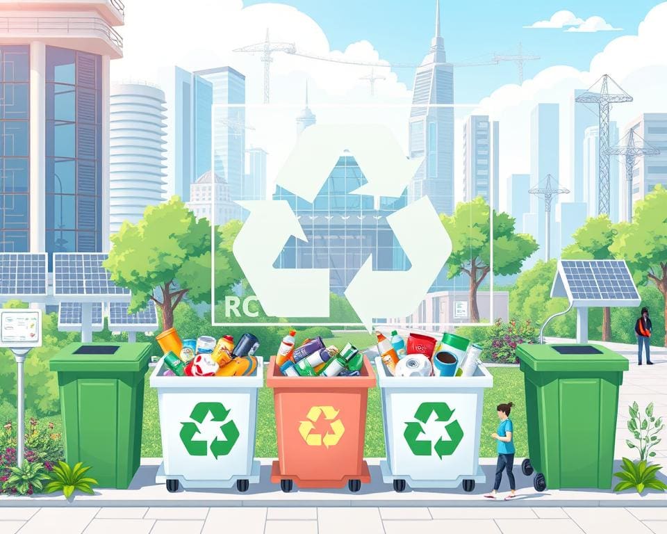 Umweltfreundliches Recycling mit Blockchain