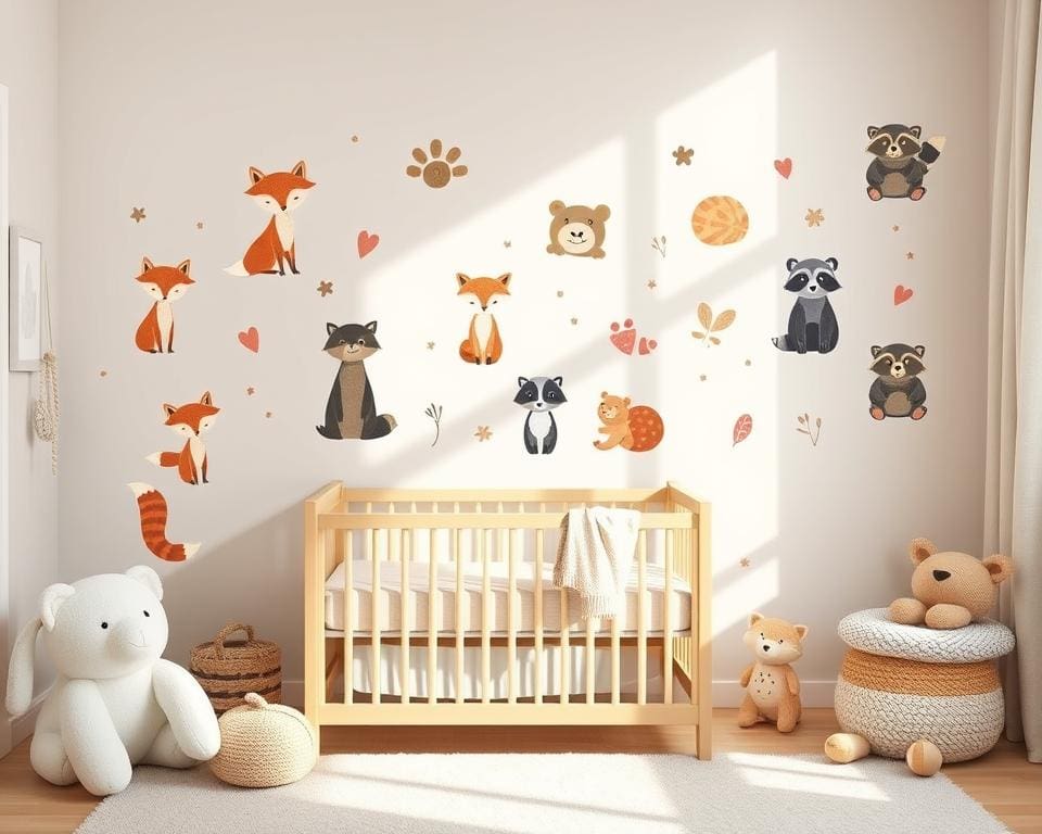 Wandtattoo Tiere für das Kinderzimmer