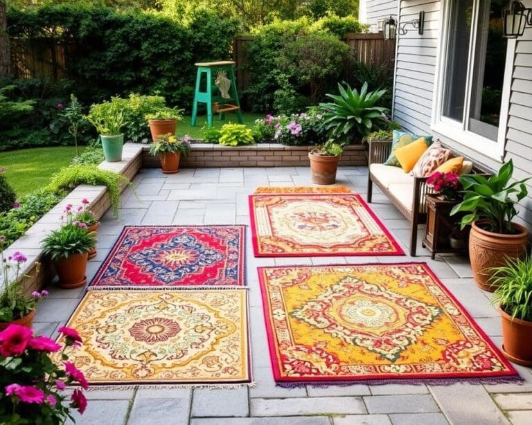 Die besten Outdoor-Teppiche für Terrassen und Gärten
