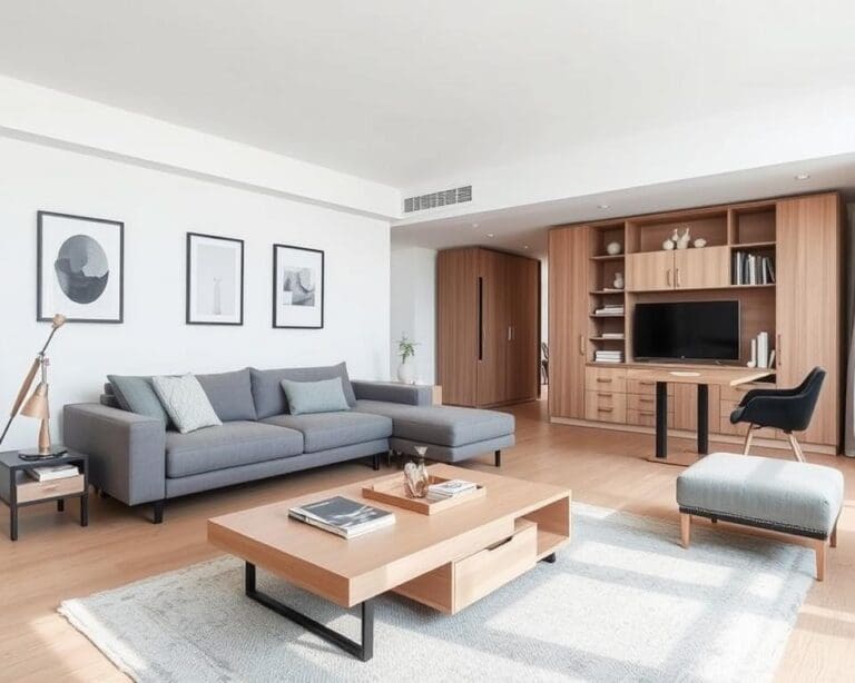 Multifunktionale Möbel für minimalistische Wohnungen