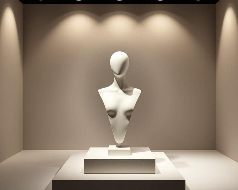 Wie wirkt eine Büste ohne Kopf auf Kunden?