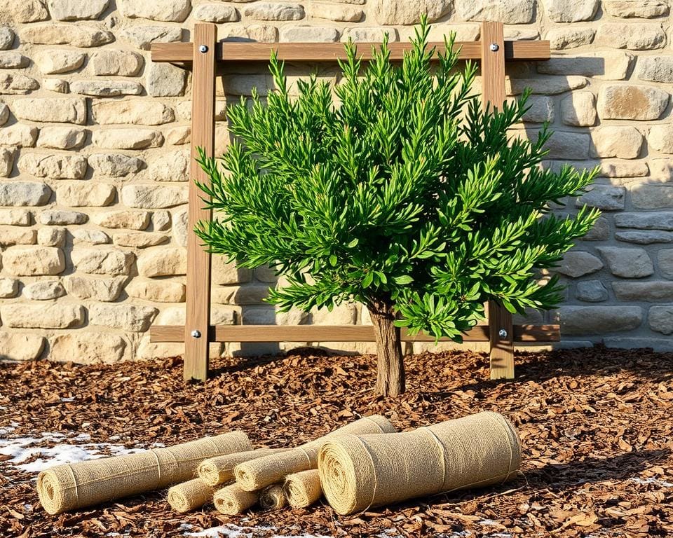 Schutzmaßnahmen Spalierbaum