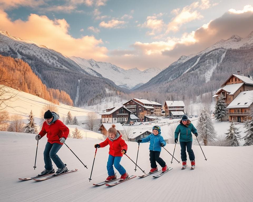 Skifahren mit Kindern in Königsleiten