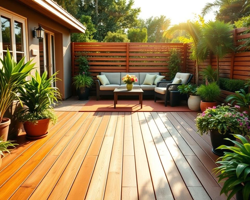 Terrasse pflegen