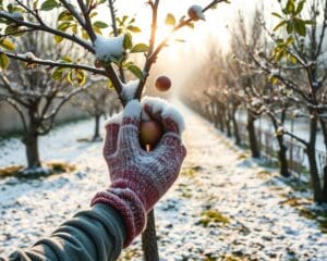Wie schützt man Spalierbäume im Winter?