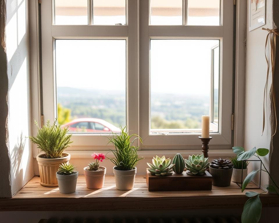 Ideen Fensterbank dekorieren