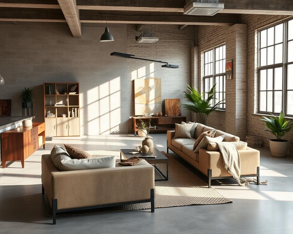 Materialien für Loft-Möbel