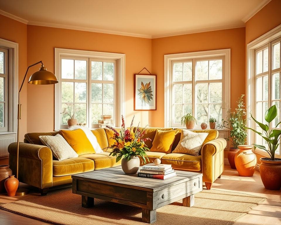 Trendige Vintage-Farben