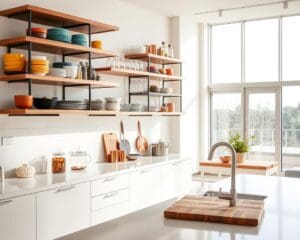 Was sind die Vorteile von offener Regalgestaltung?