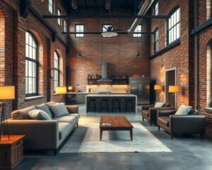 Wie richtest du ein Wohnzimmer mit Loft-Charme ein?