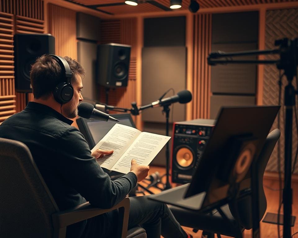 Aufgaben von Voice-Over-Artists