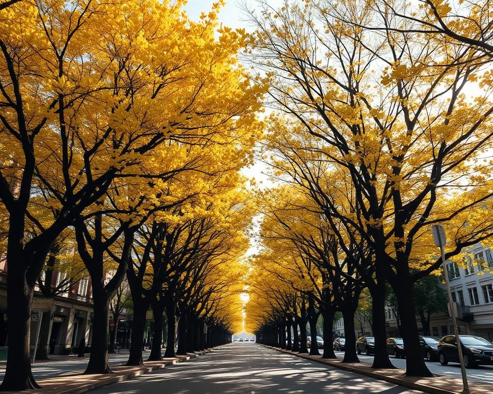 Ginkgo Baum Stadtklima