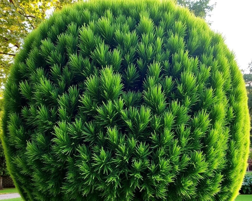 Immergrüner Sichtschutzbaum