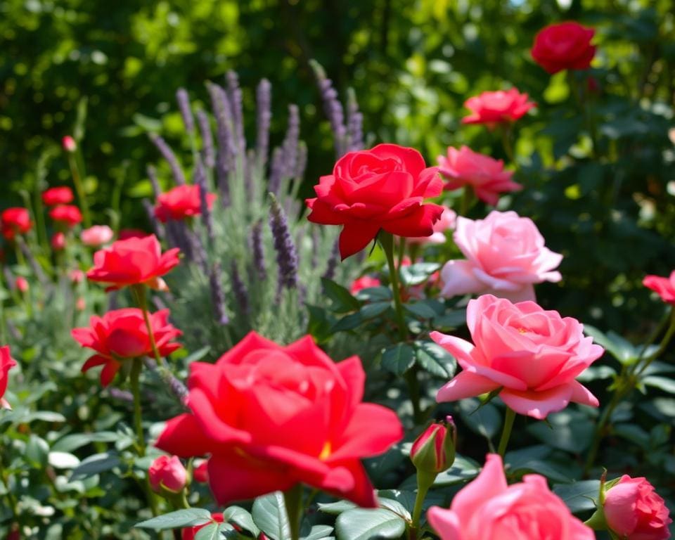 Pflanzideen Rosengarten