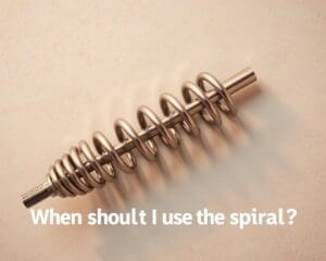 Wann sollte ich zur Spirale greifen?