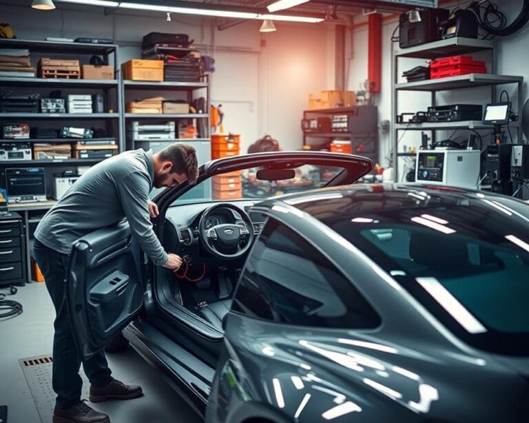 Wie rüstet ein Techniker ein neues E-Auto aus?