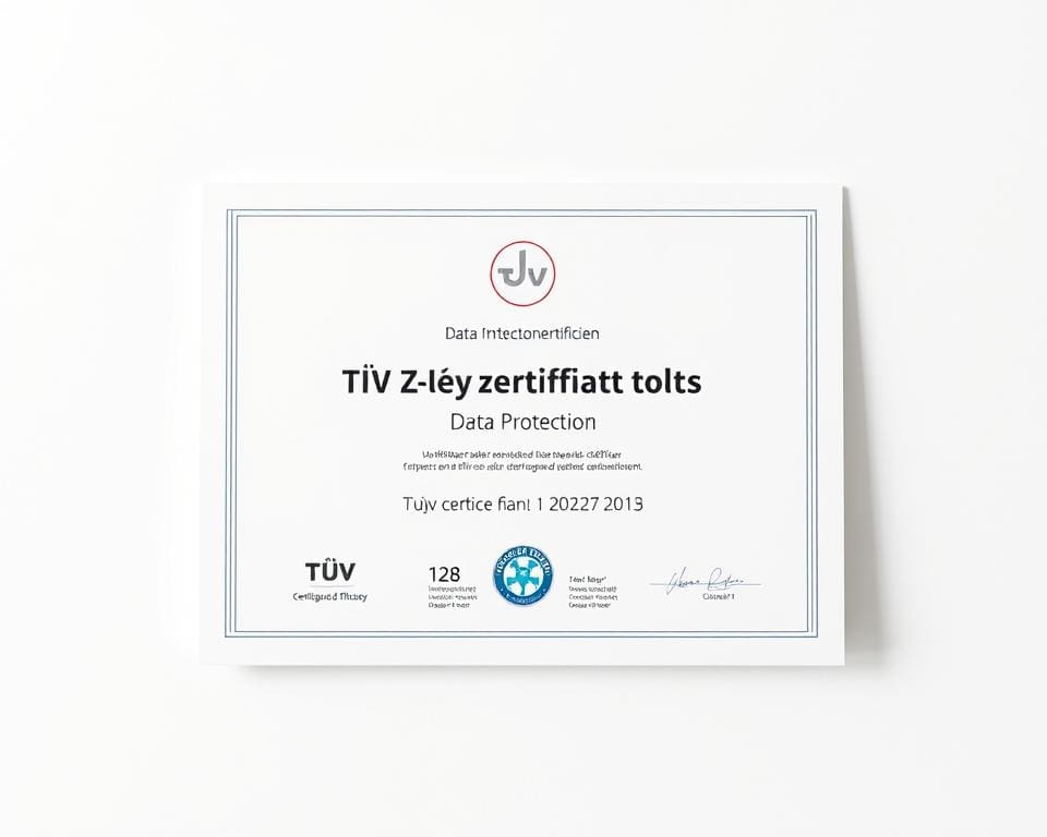 TÜV Zertifizierung Datenschutz