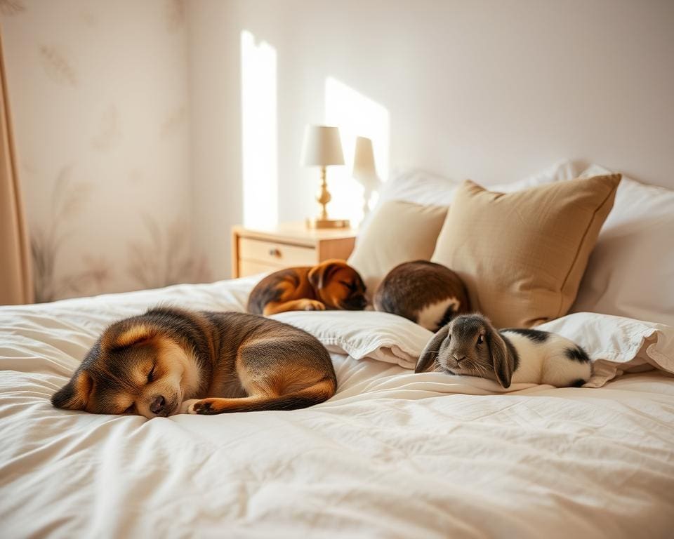 Welche Tiere schlafen gesünder mit Hanfeinstreu?