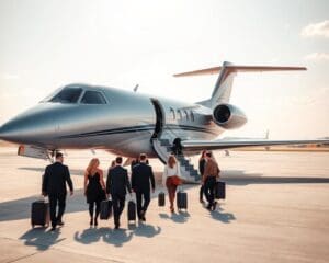 Wie funktioniert Check-in mit Privatflugzeug?