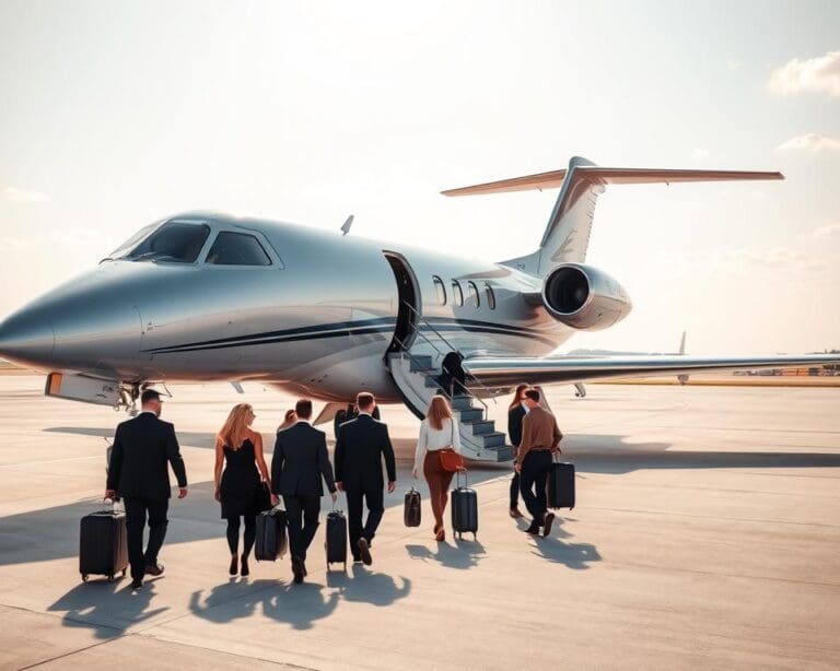 Wie funktioniert Check-in mit Privatflugzeug?