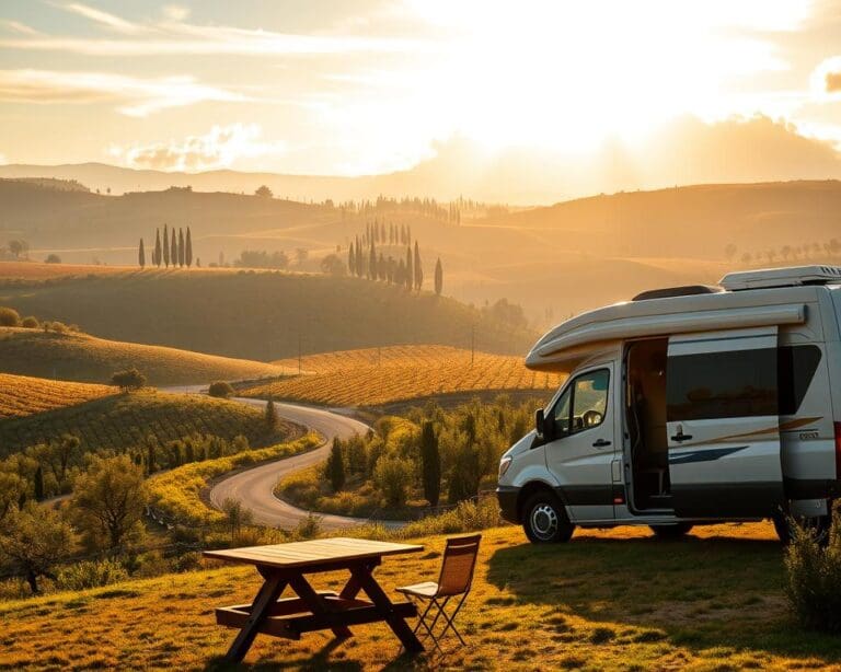 Wie reist man bequem mit dem Camper durch Italien?