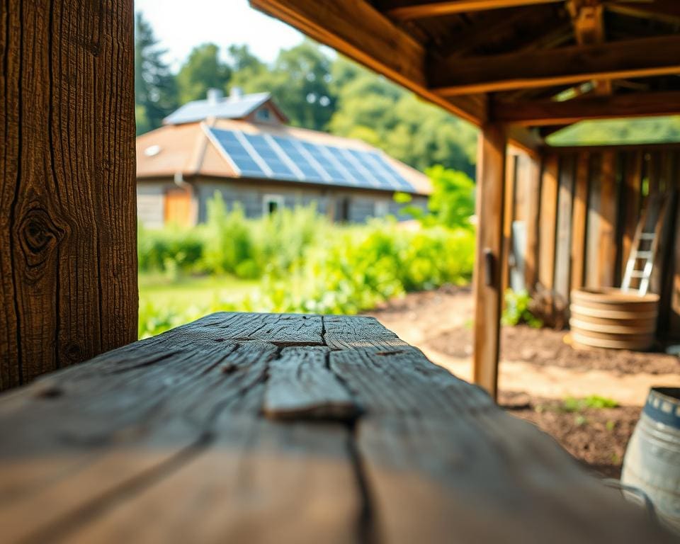 nachhaltige Materialien Bauernhofumbau