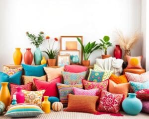 Bunte Wohnaccessoires für frischen Look