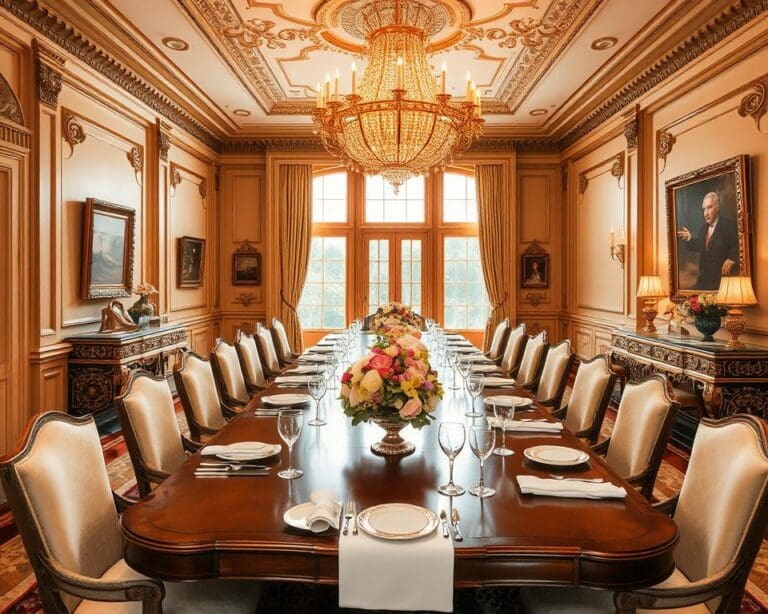 Elegante Esszimmer für gesellige Abende