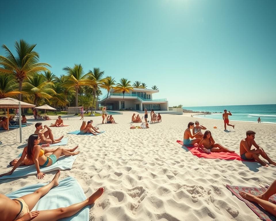 Strandaktivitäten und Wellness am Strand
