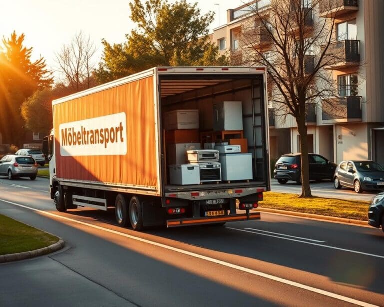 Transport von Möbeln und Haushaltsgeräten