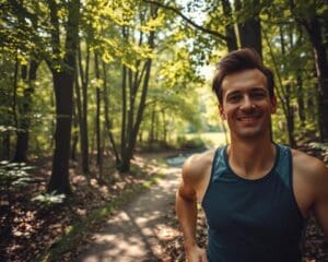 Wie fühlst du dich nach einem Waldlauf?