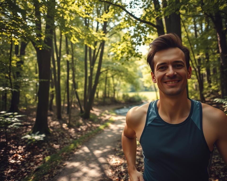 Wie fühlst du dich nach einem Waldlauf?