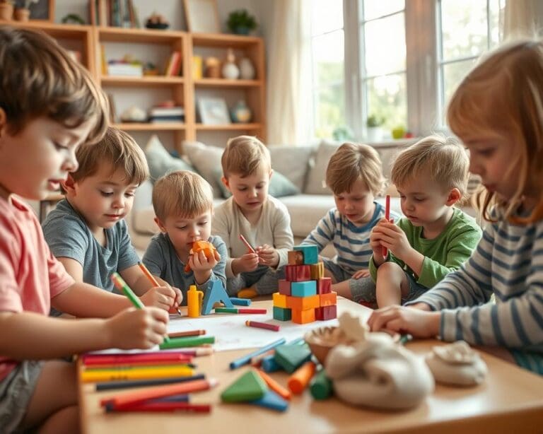 Wie beschäftigt man Kinder kreativ zu Hause?