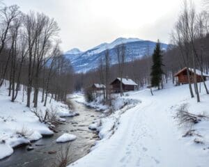 Empfehlenswerte Orte fuer Winterwanderungen