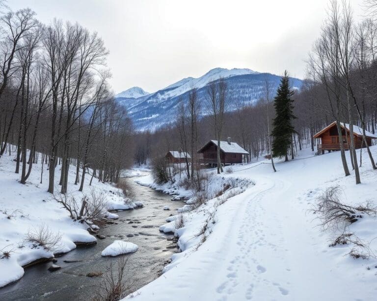 Empfehlenswerte Orte fuer Winterwanderungen