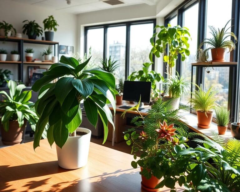 Warum verbessern Pflanzen das Klima im Büro?
