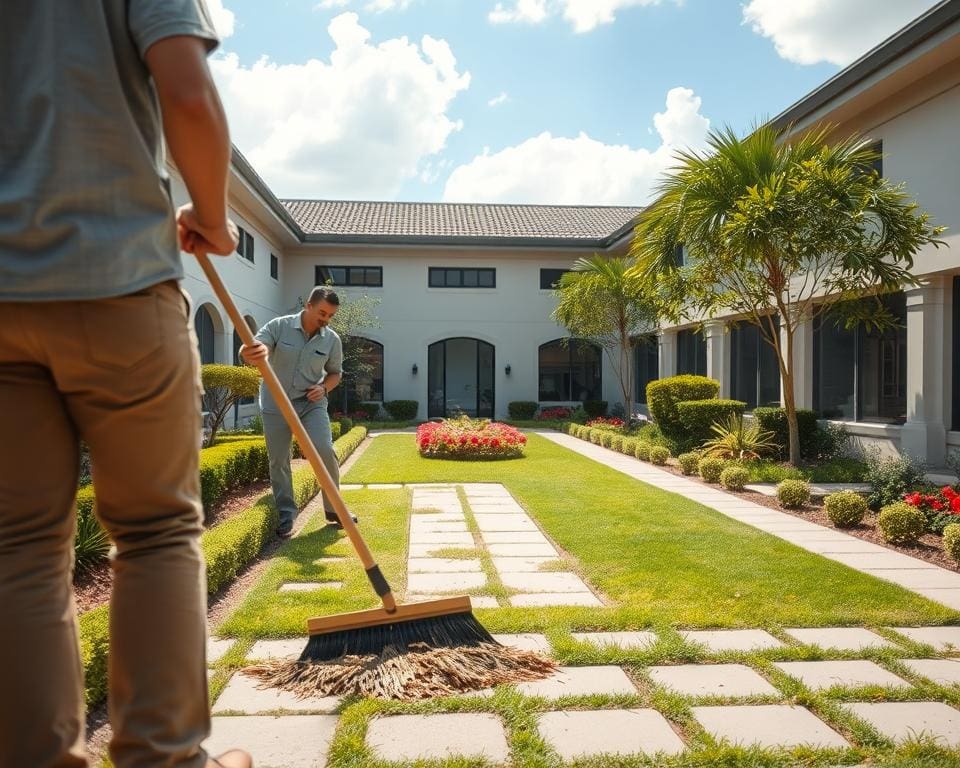 Was bringt Reinigung von Höfen und Vorplätzen dauerhaft?