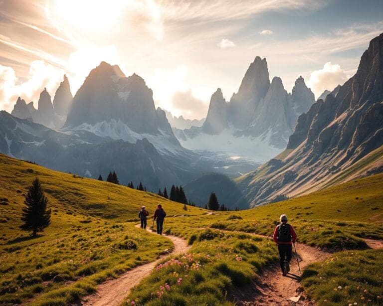 Was macht die Dolomiten perfekt fuer Wanderferien?