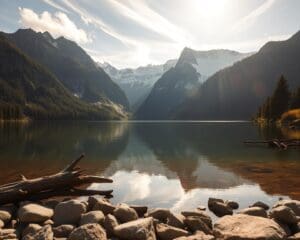 Wie findest du ruhige Seen in Graubuenden?