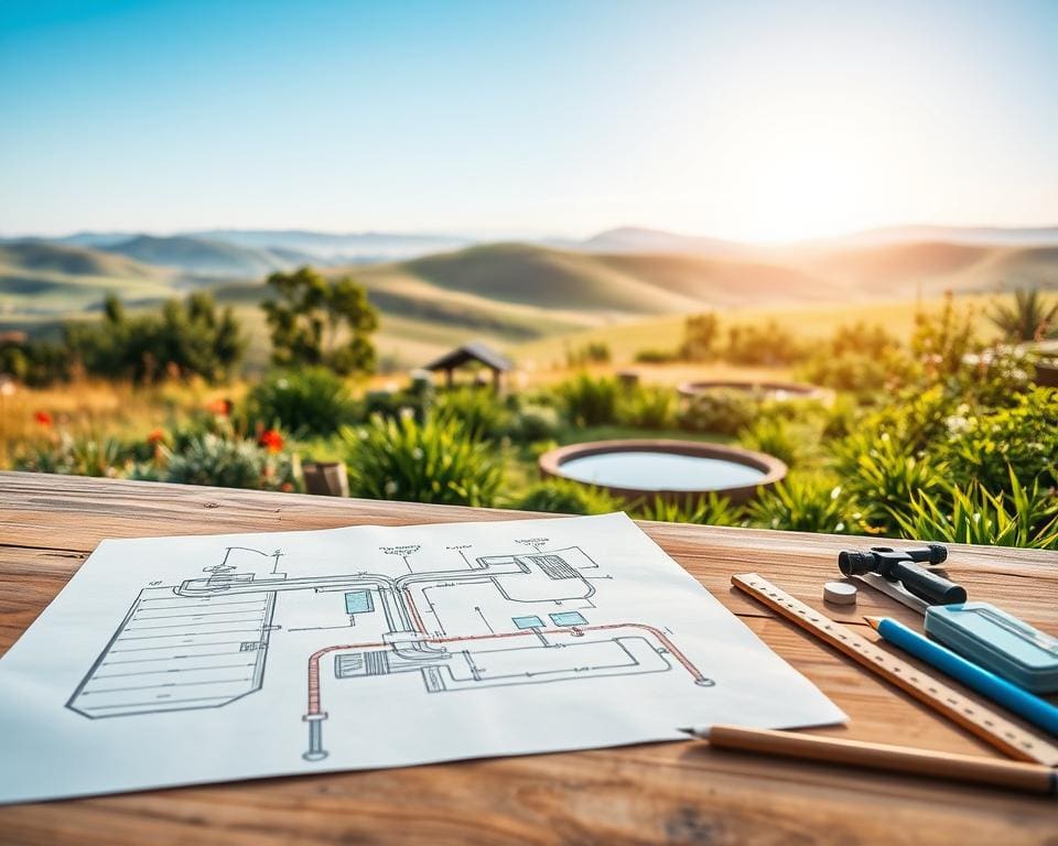 Wie planst du ein natürliches Regenwassersystem?