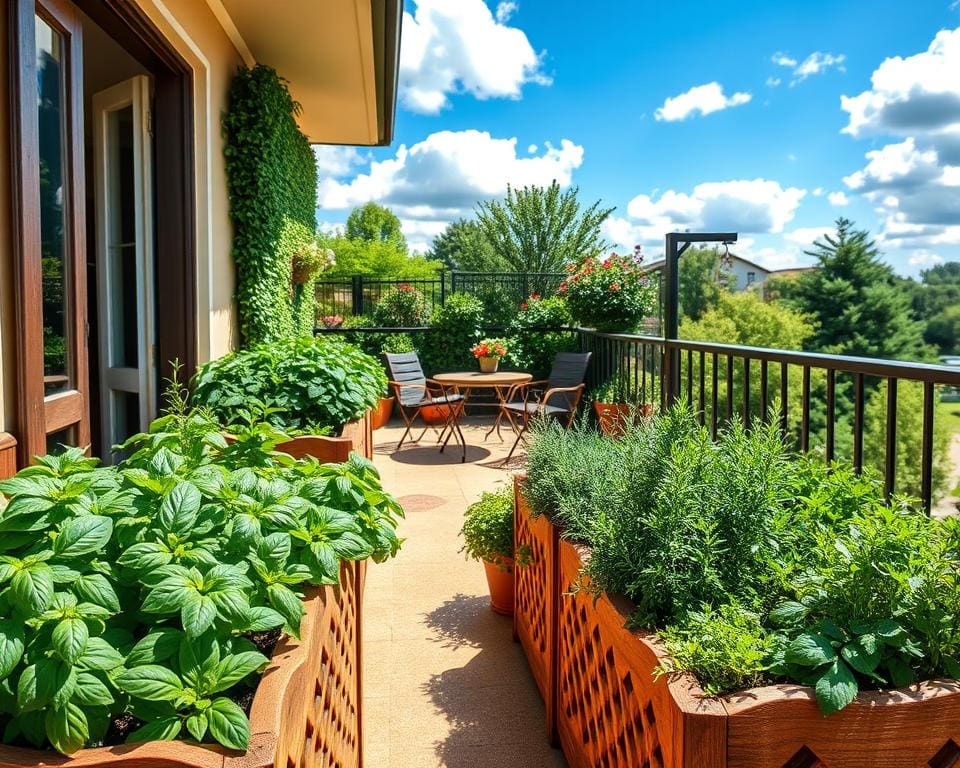 Kräuterbeete für Balkone und Gärten