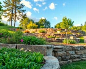 Pflege von Gartenmauern und Steinkanten