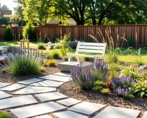 Vorgartenkonzepte mit niedriger Pflegeintensität