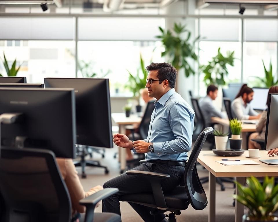 Was macht ein Ergonomiecoach im Bueroalltag?