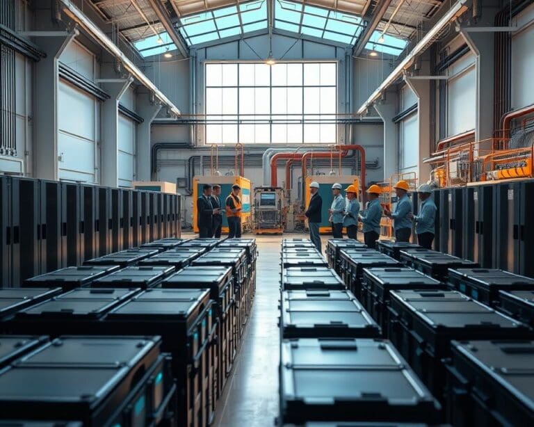 Wie arbeitet ein Stromspeicher groß im industriellen Umfeld?