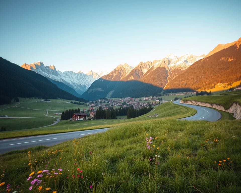 Wie findet man schöne Routen durch Österreich?